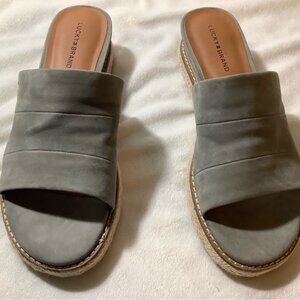 Lucky brand sandals green size 8 M